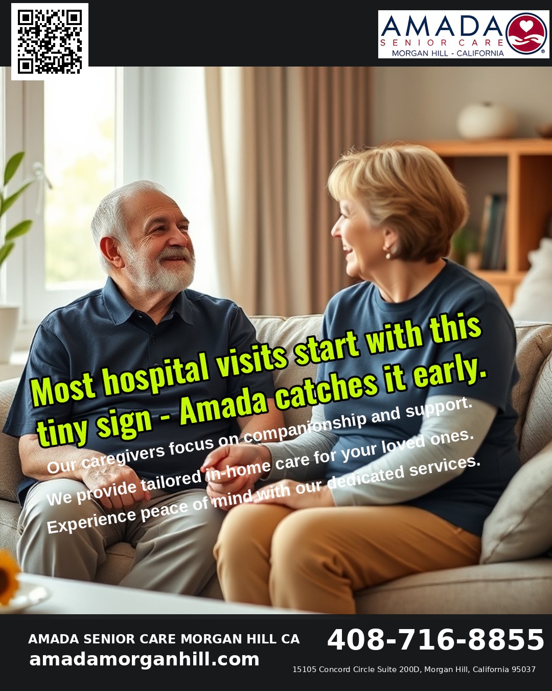 “Most hospital visits start with this tiny sign - Amada catches it early.”